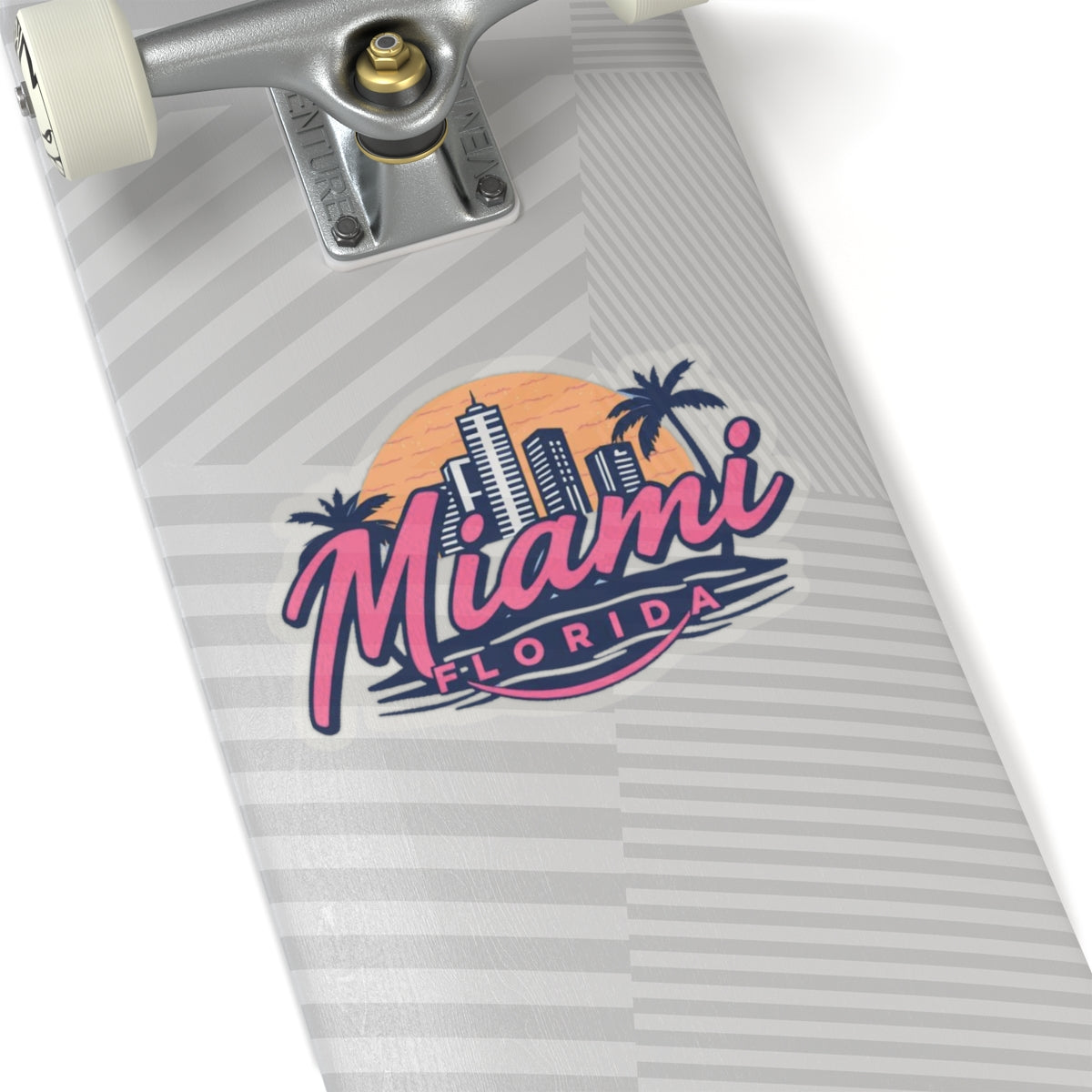 Retro Miami Kiss-Cut Sticker