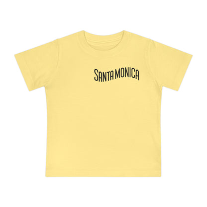 Vibrant Santa Monica Unisex Baby Short Sleeve T-Shirt