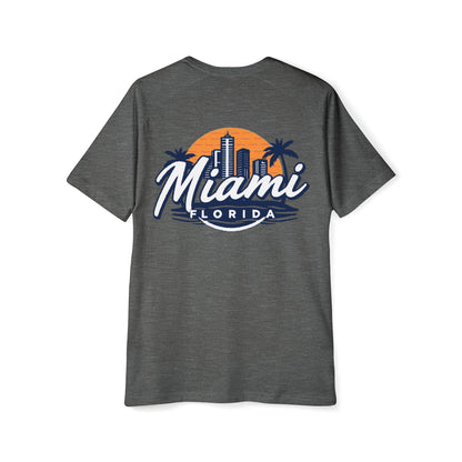 Retro Miami Men's Raglan T-Shirt