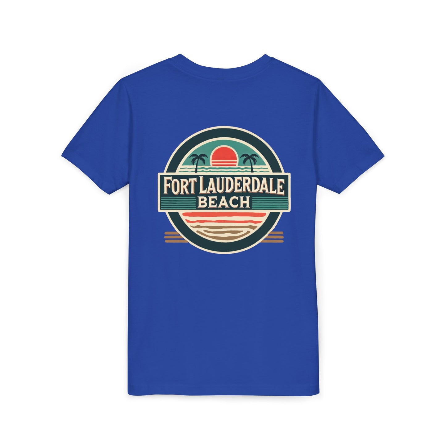 Vintage Fort Lauderdale Unisex Youth Short Sleeve Tee