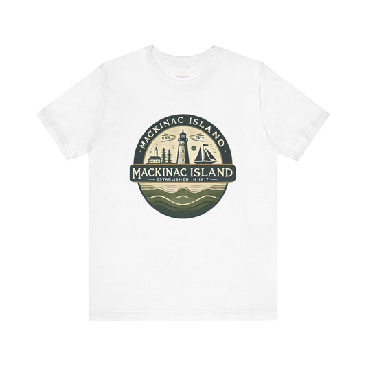 Vintage Mackinac Island Unisex Jersey Short Sleeve Tee