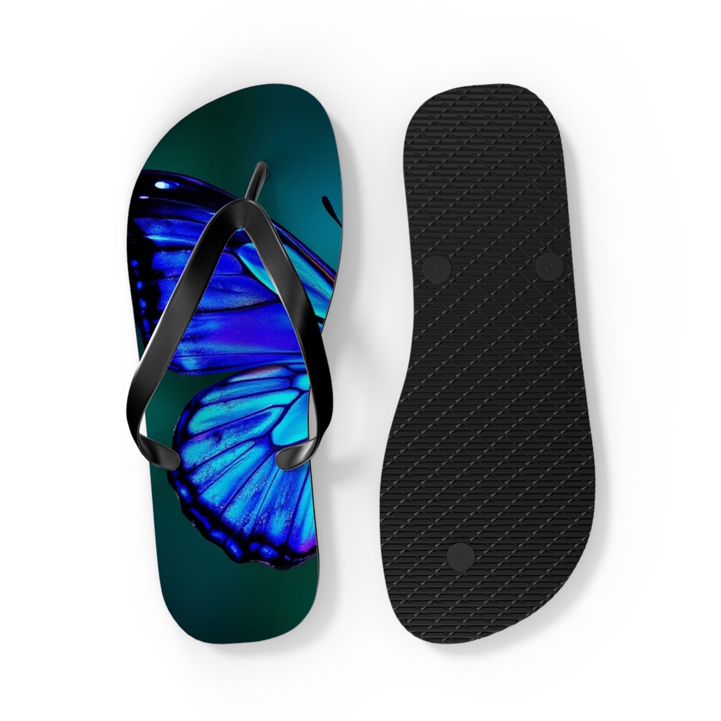 Mystical Butterfly #2 Flip Flops