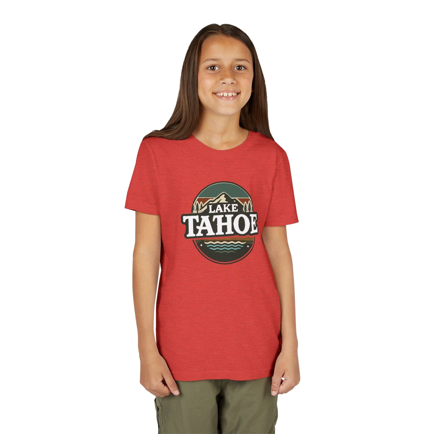 Vintage Lake Tahoe Unisex Youth Short Sleeve Tee