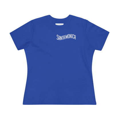 Vibrant Santa Monica Women's Cotton Tee