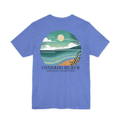 Coastal Vibes Condado Beach Unisex Jersey Short Sleeve Tee