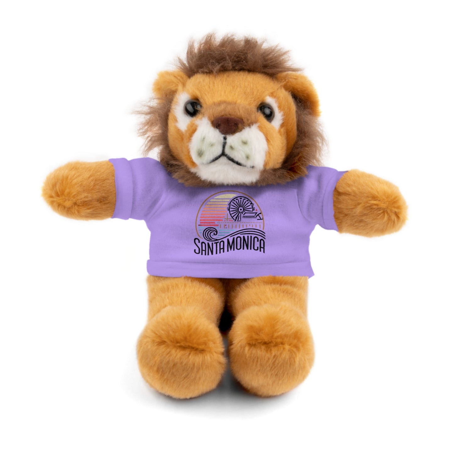 Vibrant Santa Monica Stuffed Animals with Tee