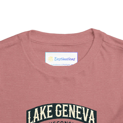 Vintage Lake Geneva Unisex Toddler Short Sleeve Tee