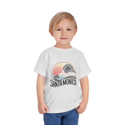 Vibrant Santa Monica Toddler Short Sleeve Tee