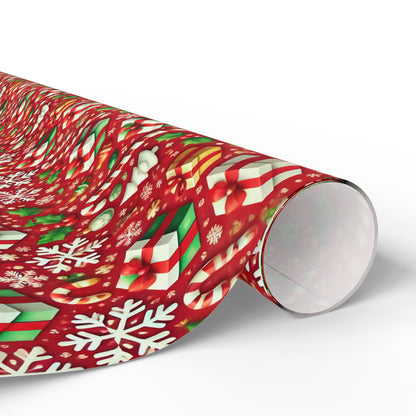 Candy Canes Christmas Wrapping Paper