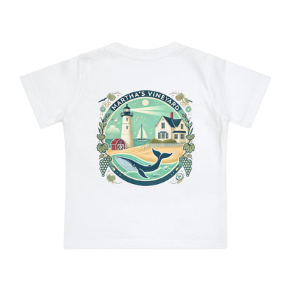 Vintage Martha's Vineyard Unisex Baby Short Sleeve T-Shirt
