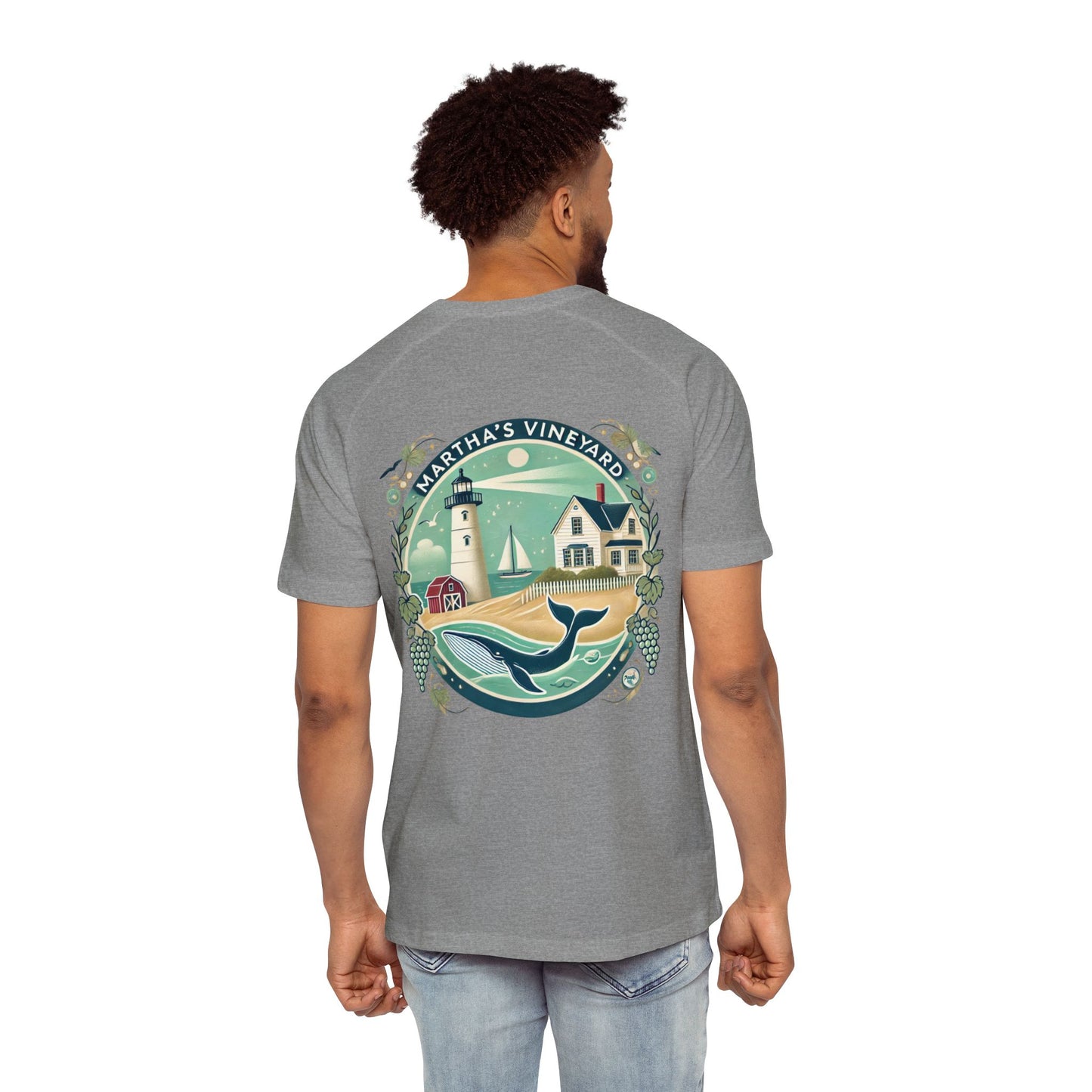 Vintage Martha's Vineyard Men's Raglan T-Shirt
