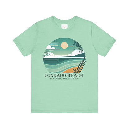 Coastal Vibes Condado Beach Unisex Jersey Short Sleeve Tee