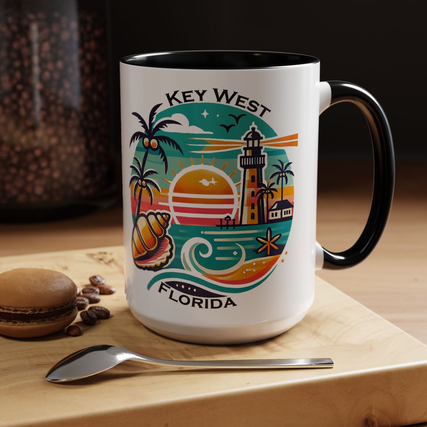 Vibrant Key West Accent Coffee Mug