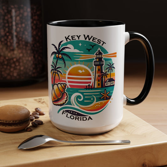 Vibrant Key West Accent Coffee Mug