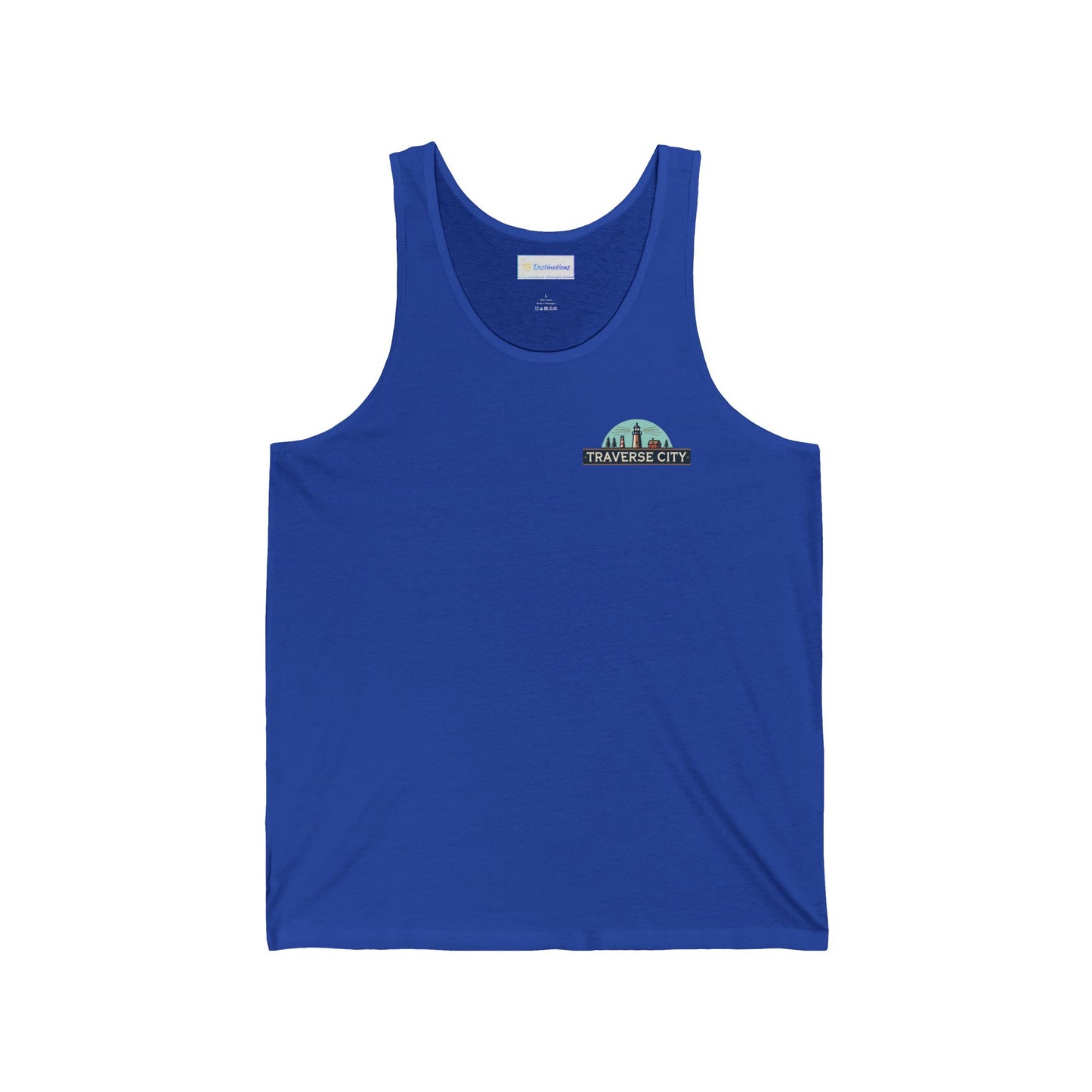 Vintage Traverse City Unisex Jersey Tank