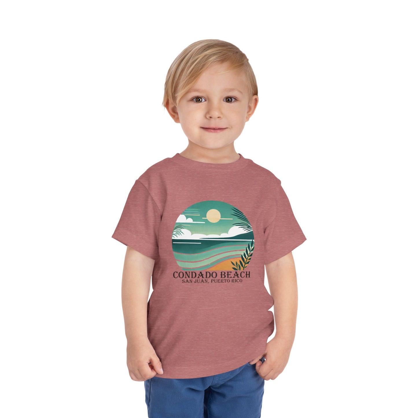 Coastal Vibes Condado Beach Unisex Toddler Short Sleeve Tee