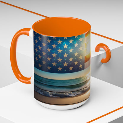 Memorial Accent Coffee Mug