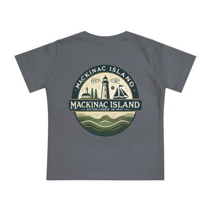 Vintage Mackinac Island Unisex Baby Short Sleeve T-Shirt