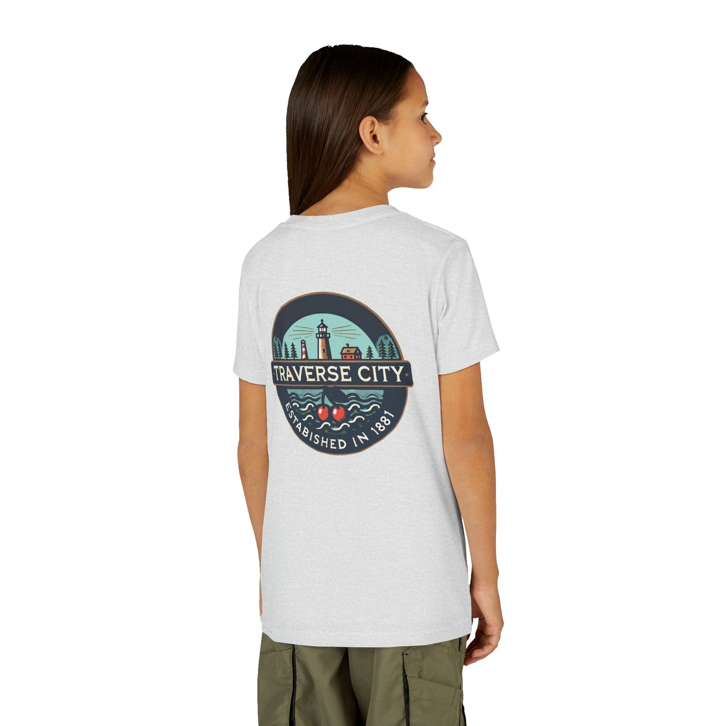 Vintage Traverse City Unisex Youth Short Sleeve Tee