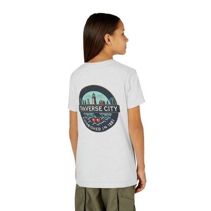 Vintage Traverse City Unisex Youth Short Sleeve Tee