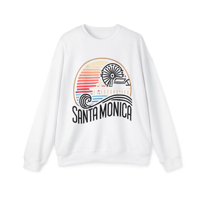 Vibrant Santa Monica Unisex Drop Shoulder Sweatshirt