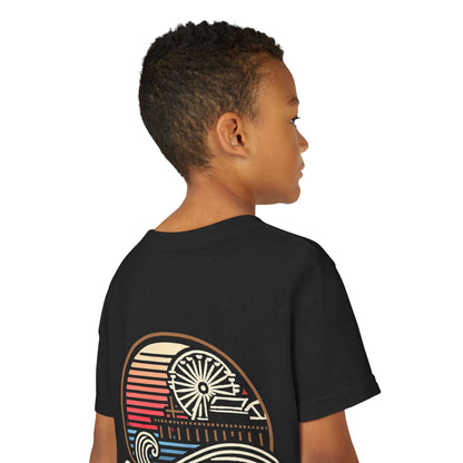 Vibrant Santa Monica Youth Short Sleeve Tee