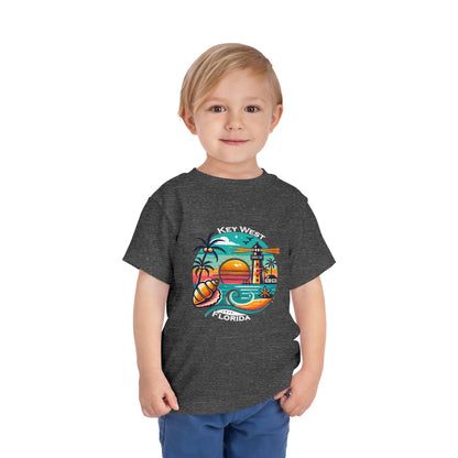 Vibrant Key West Toddler Short Sleeve Tee