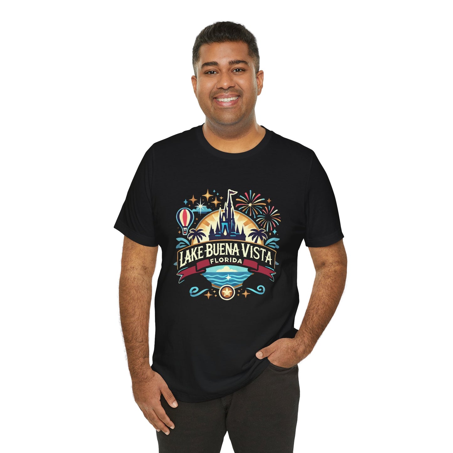 Adventurous Lake Buena Vista Unisex Jersey Short Sleeve Tee