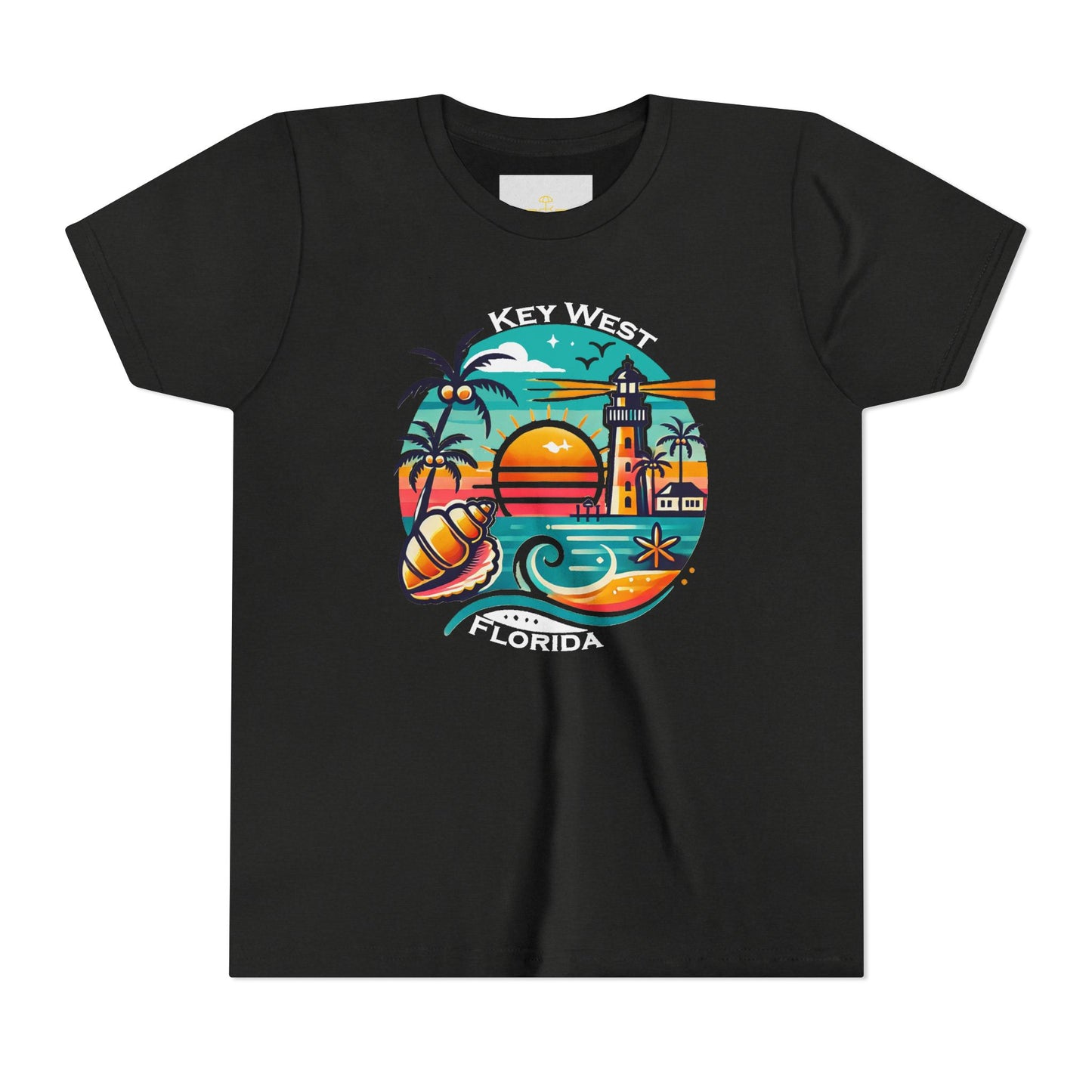 Vibrant Key West Youth Short Sleeve Tee