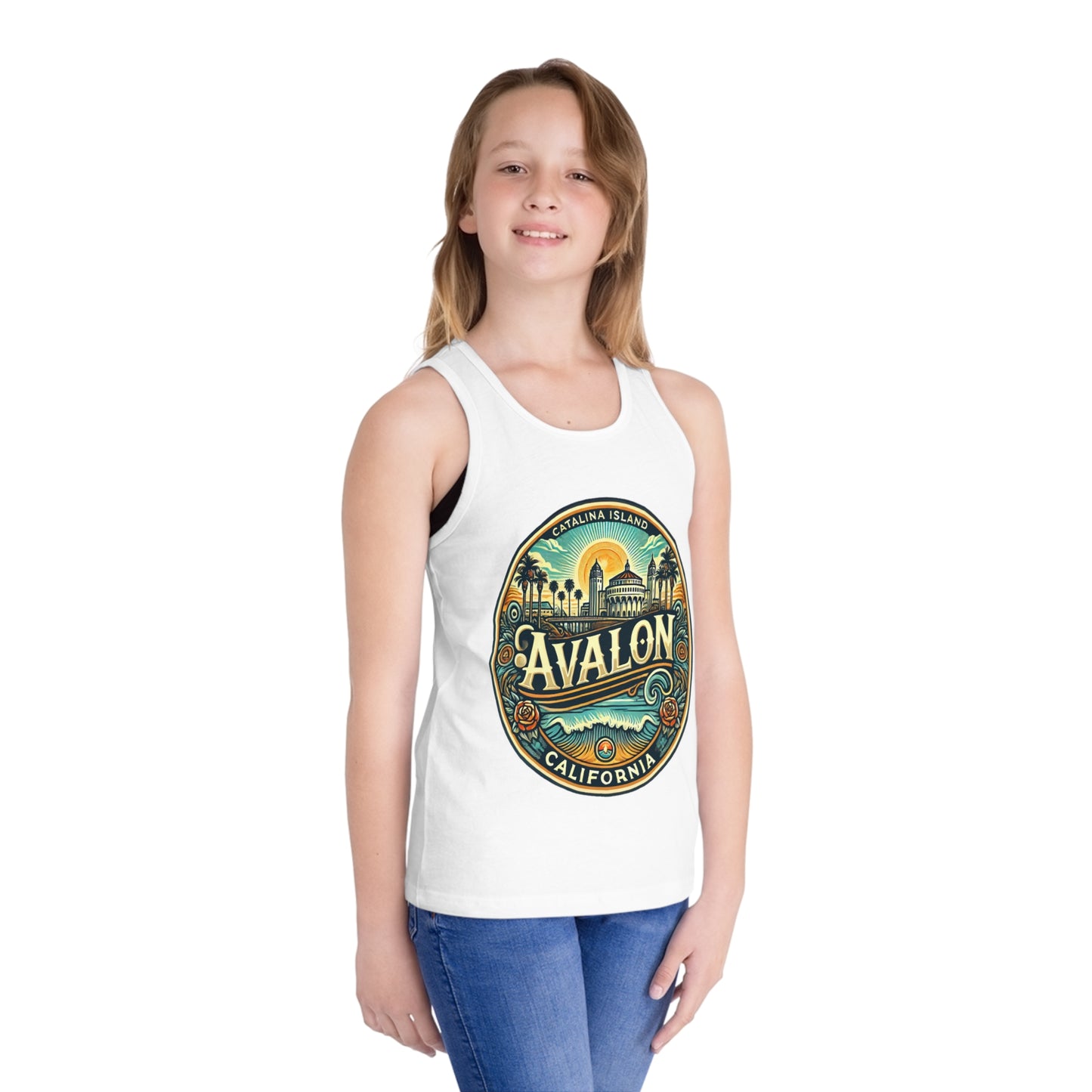 Elegant Avalon Kid's Jersey Tank Top