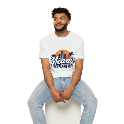 Retro Miami Men's Raglan T-Shirt