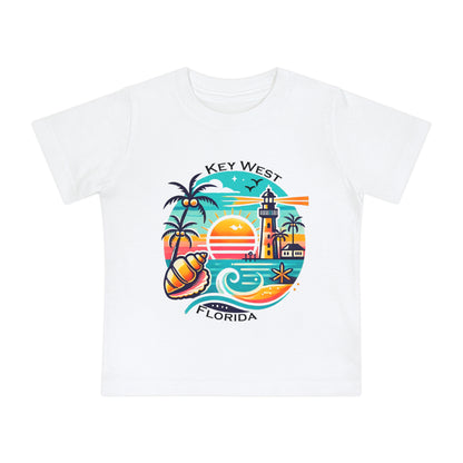 Vibrant Key West Baby Short Sleeve T-Shirt