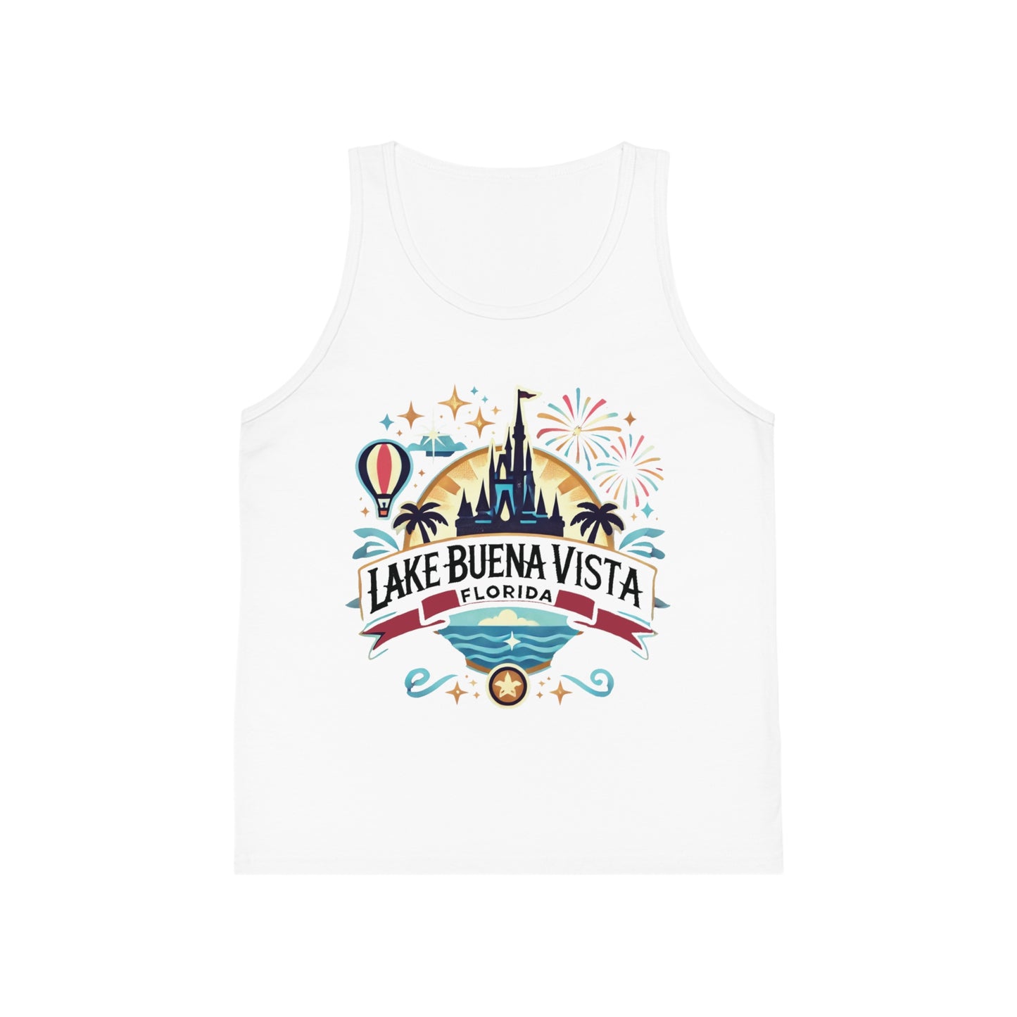 Adventurous Lake Buena Vista Unisex Kids Jersey Tank Top