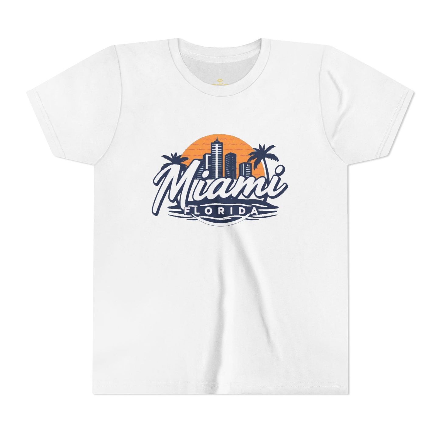 Retro Miami Unisex Youth Short Sleeve Tee