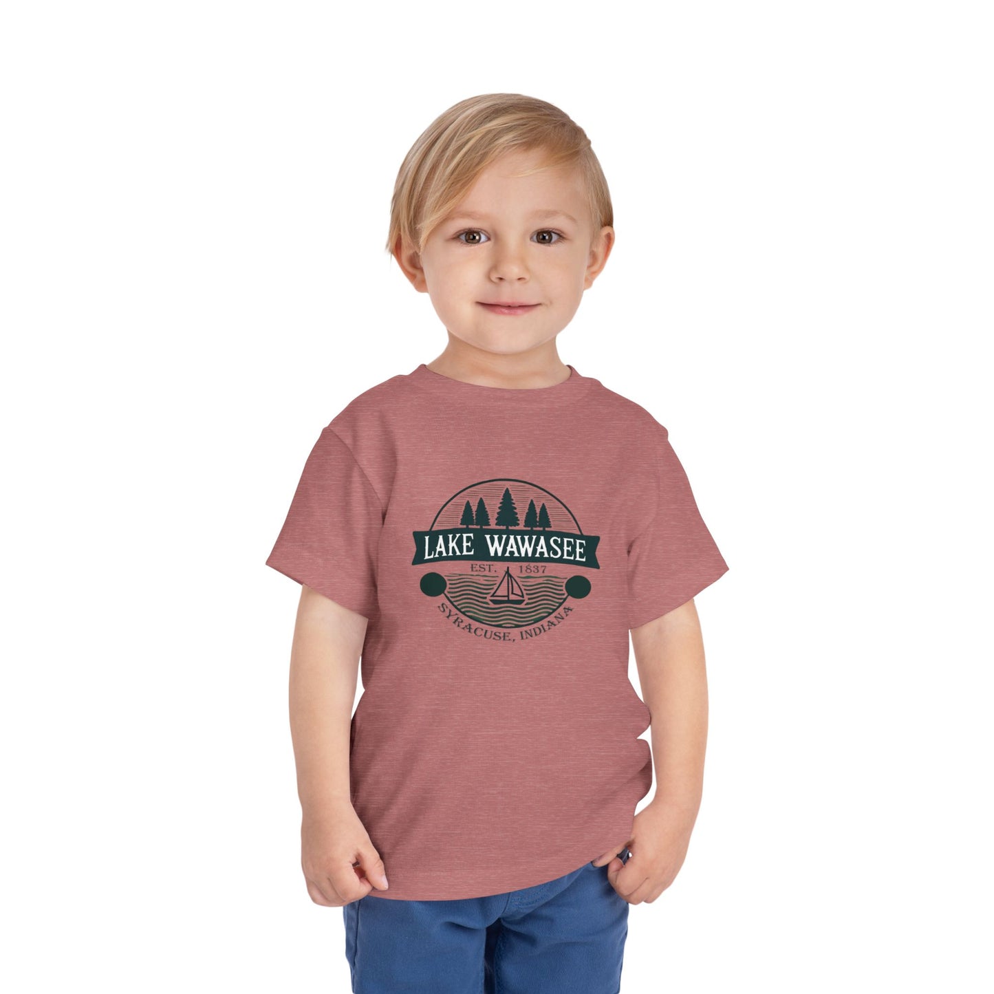 Vintage Lake Wawasee Unisex Toddler Short Sleeve Tee