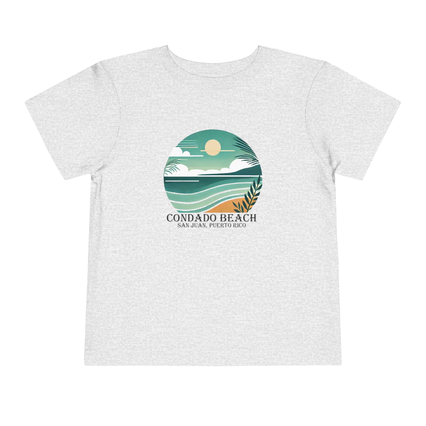 Coastal Vibes Condado Beach Unisex Toddler Short Sleeve Tee