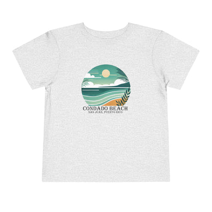 Coastal Vibes Condado Beach Unisex Toddler Short Sleeve Tee