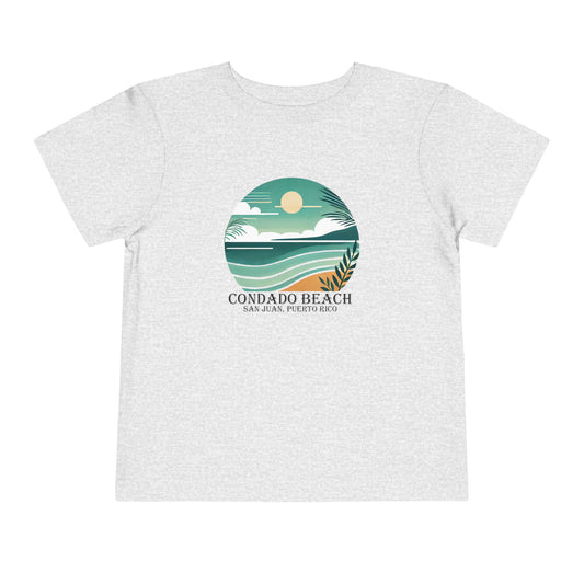 Coastal Vibes Condado Beach Unisex Toddler Short Sleeve Tee