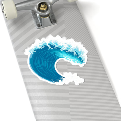 Ocean Wave Kiss-Cut Sticker
