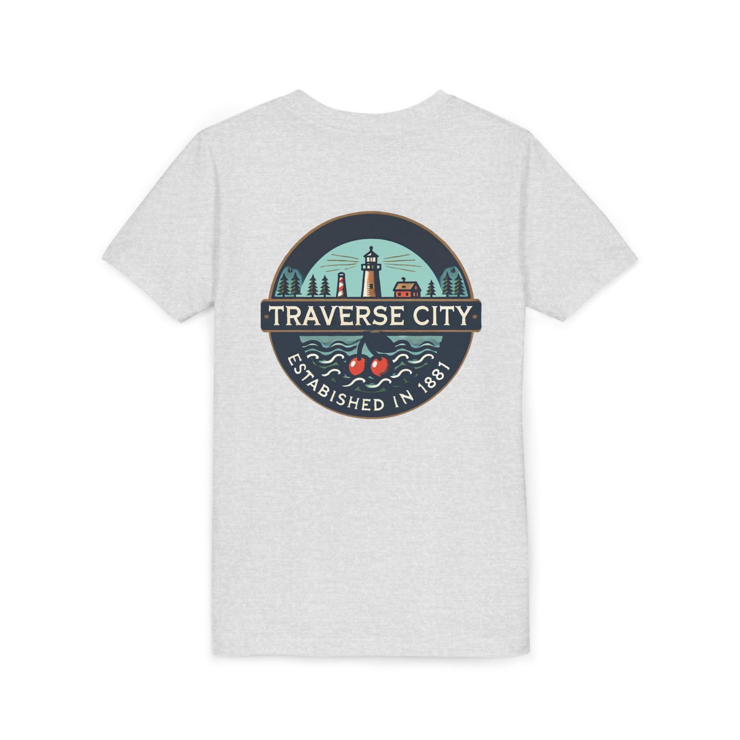 Vintage Traverse City Unisex Youth Short Sleeve Tee
