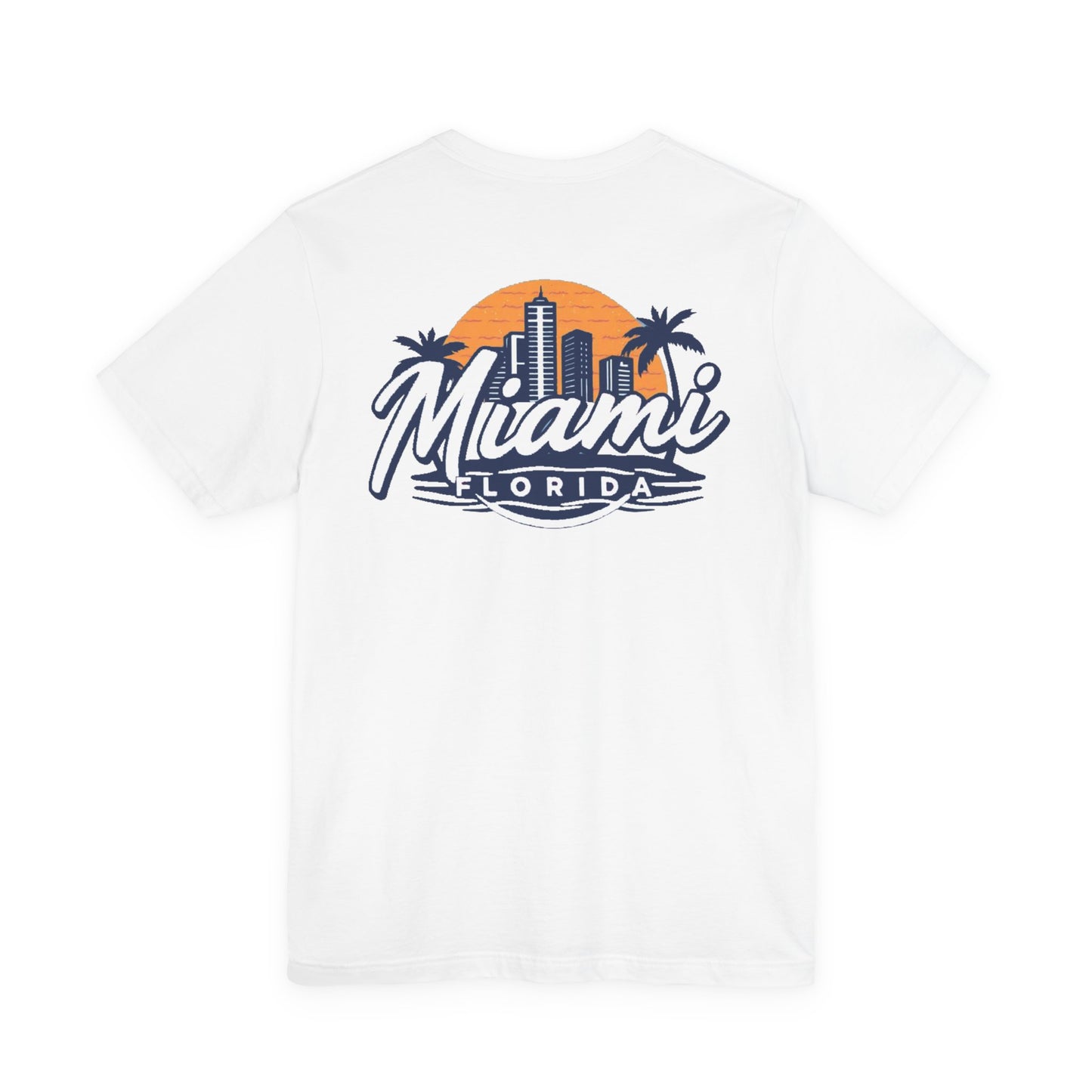 Retro Miami Unisex Jersey Short Sleeve Tee