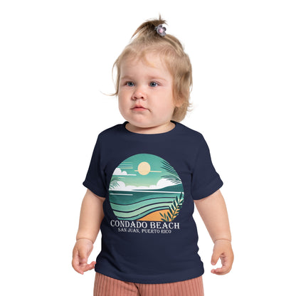 Coastal Vibes Condado Beach Unisex Baby Short Sleeve T-Shirt