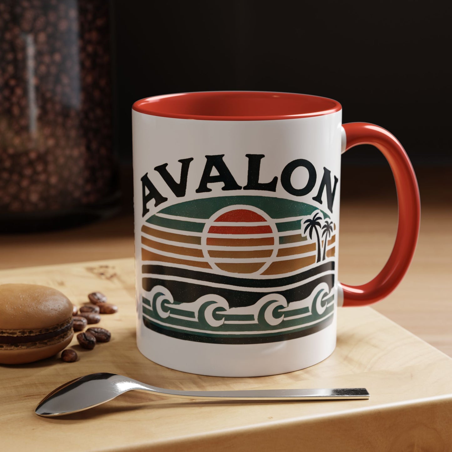 Retro Avalon Accent Coffee Mug