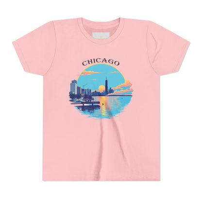 Retro Chicago Unisex Youth Short Sleeve Tee