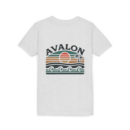 Retro Avalon Sunset Youth Short Sleeve Tee