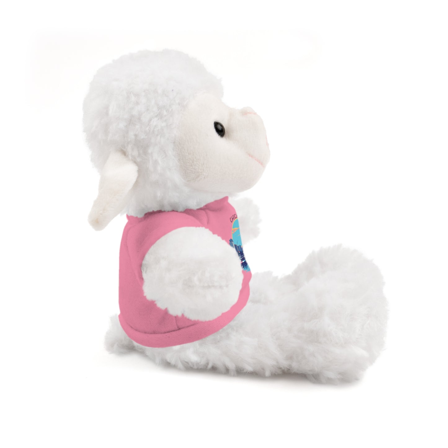 Retro Chicago Sunset Stuffed Animals with Tee