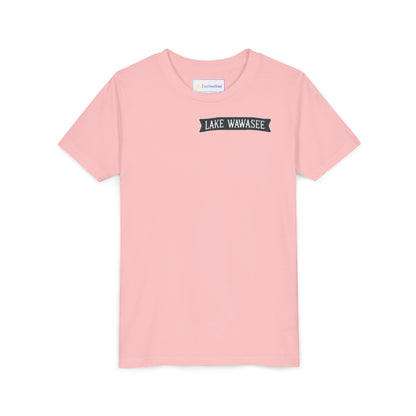 Vintage Lake Wawasee Unisex Youth Short Sleeve Tee