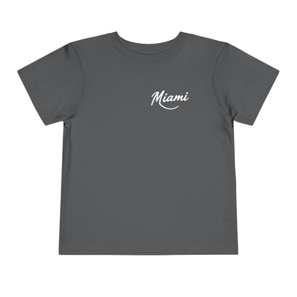Retro Miami Unisex Toddler Short Sleeve Tee