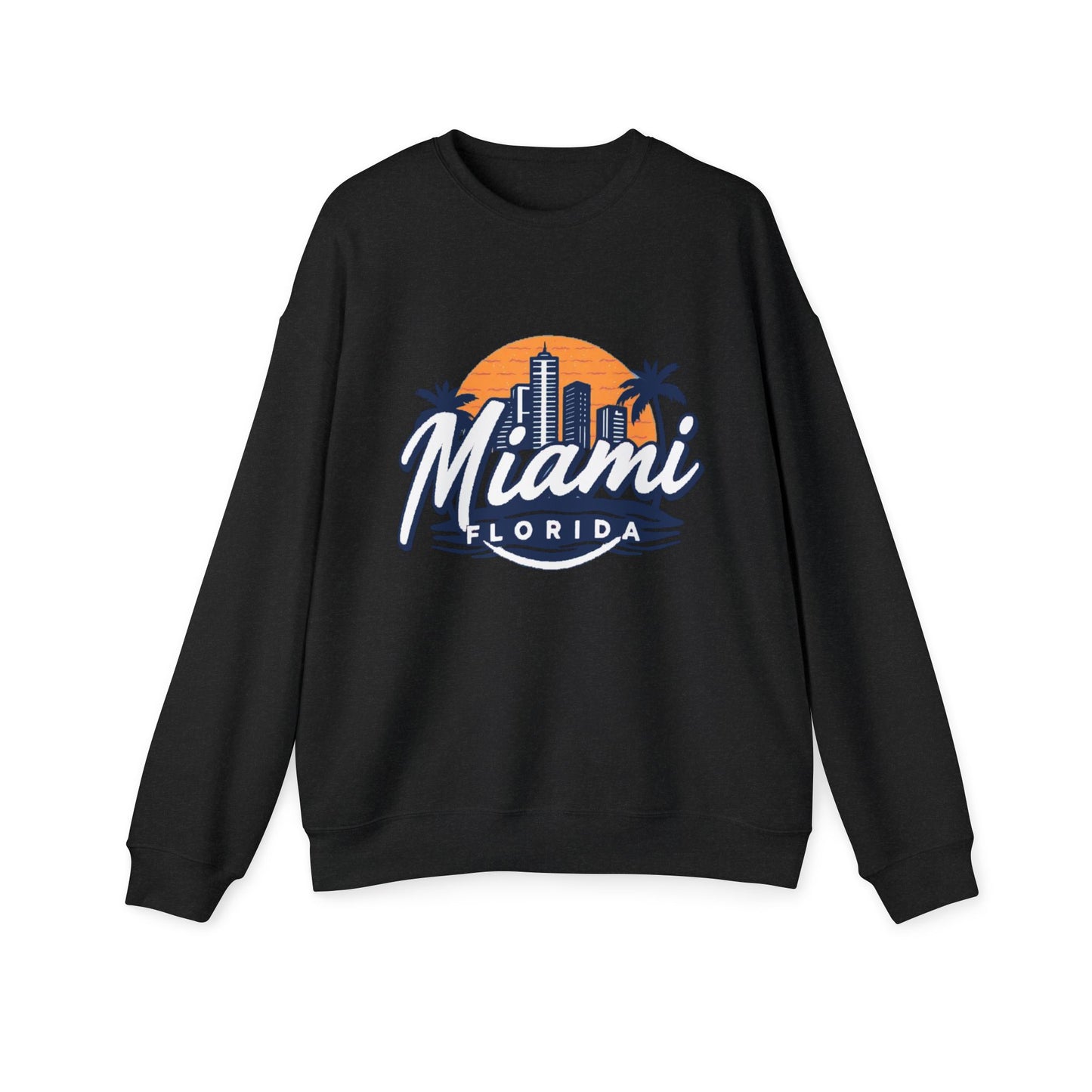 Retro Miami Unisex Drop Shoulder Sweatshirt