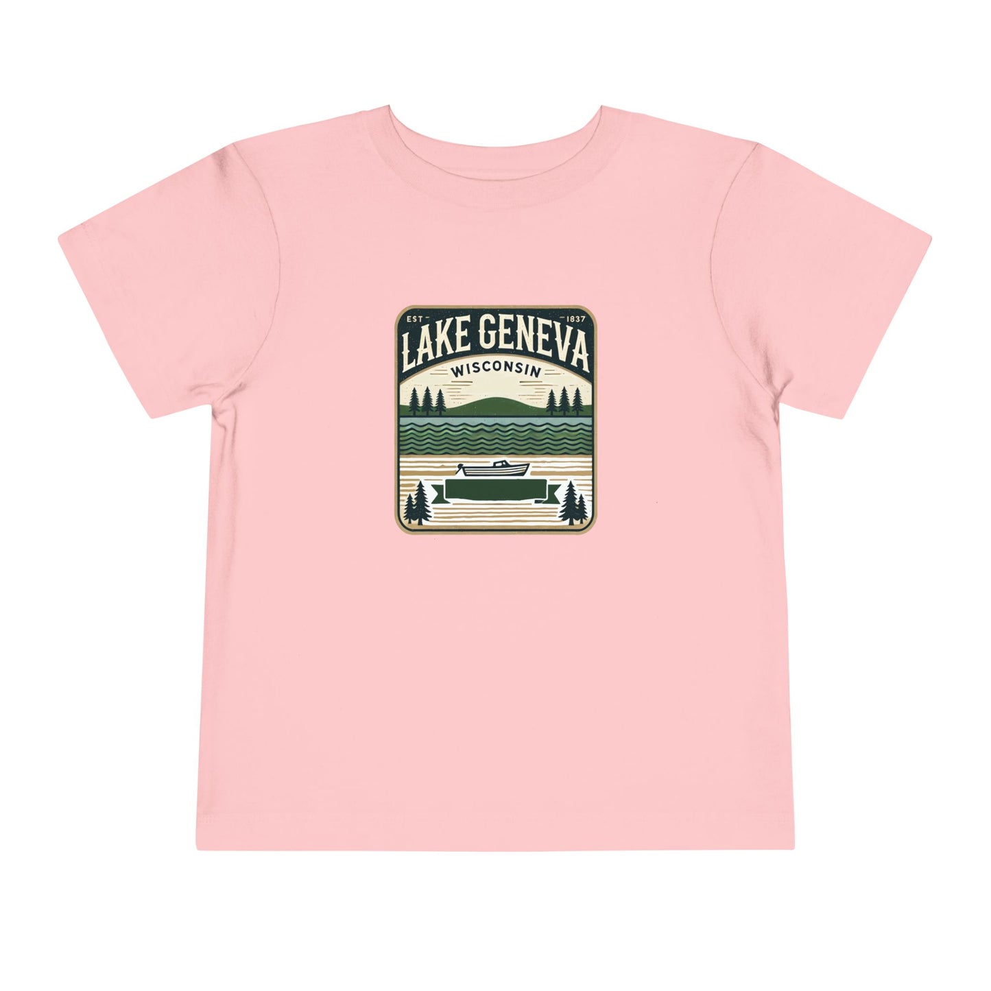 Vintage Lake Geneva Unisex Toddler Short Sleeve Tee